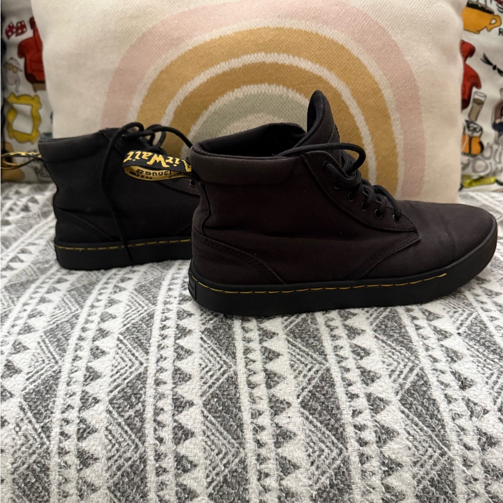 Dr. Martens Cairo Chukka Black Canvas Sneakers View 3